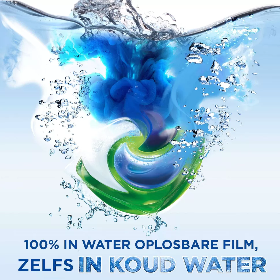Outlet Pods+ Vloeibaar Wasmiddelcapsules + Touch Van Lenor Unst Color - 3 X 40 Wasbeurten - 120 Wasbeurten Huishoudmiddelen