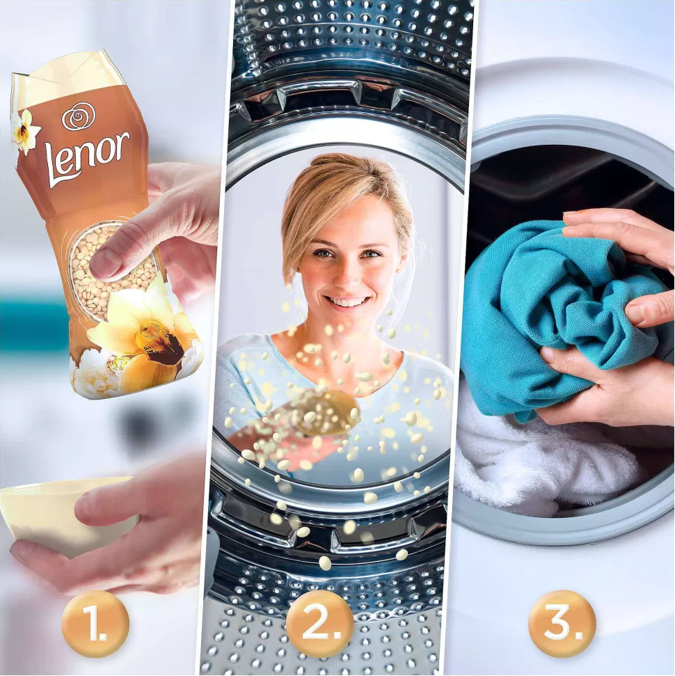 Outlet Gouden Orchidee In-Wash Geurparels - 6 X 154 Gram - Voordeelverpakking Huishoudmiddelen