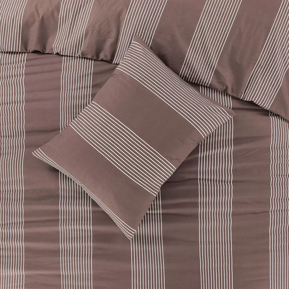 Hot Katoenen Dekbedovertrek 2 Persoons Wide Stripe (200X220 Cm) Beddengoed