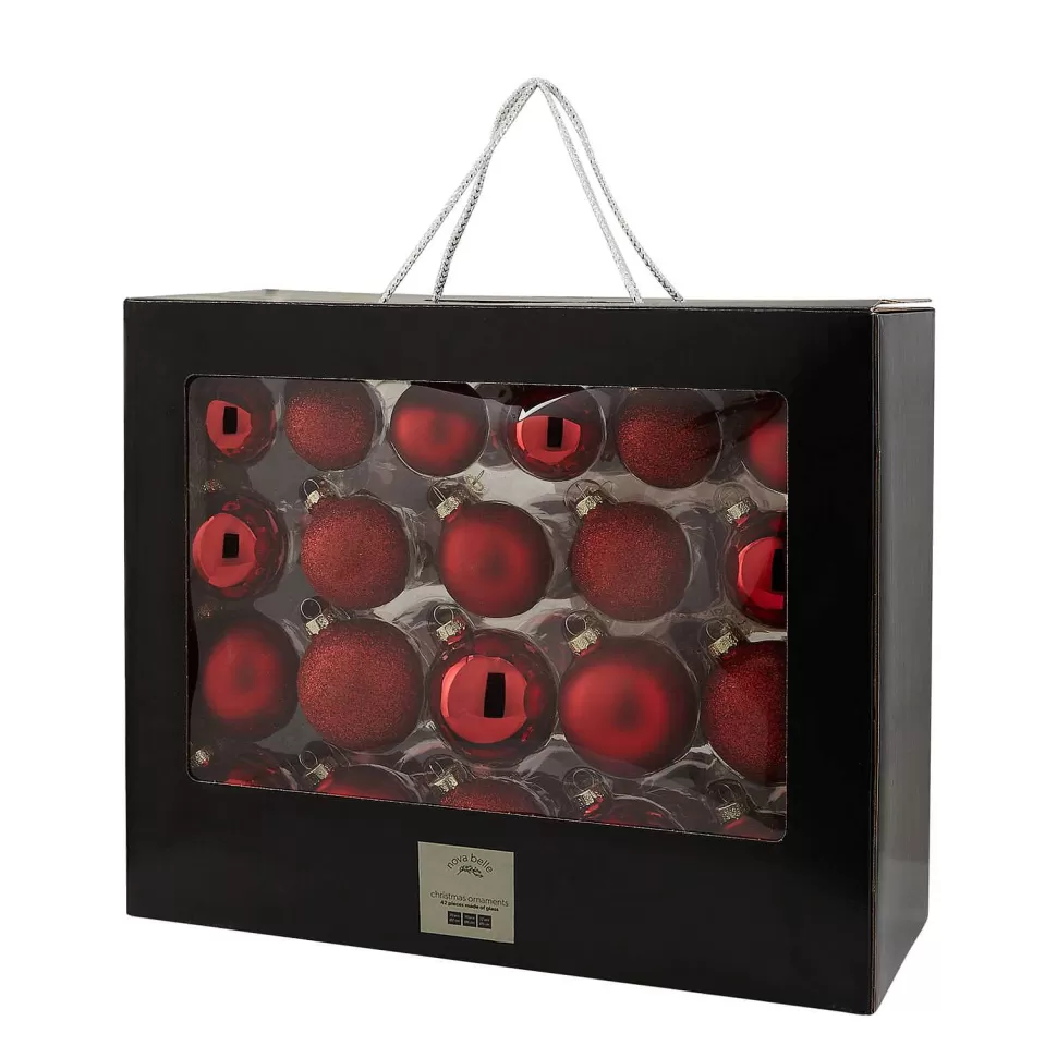 Hot Kerstbal (Set Van 42) (O6 Cm) Kerstversiering
