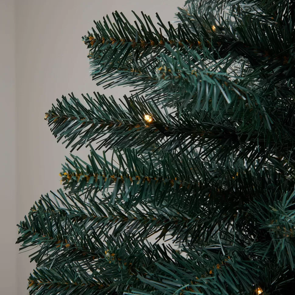 Store Verlichte Kerstboom Noble Fir (H185 X O115 Cm) Kerstbomen