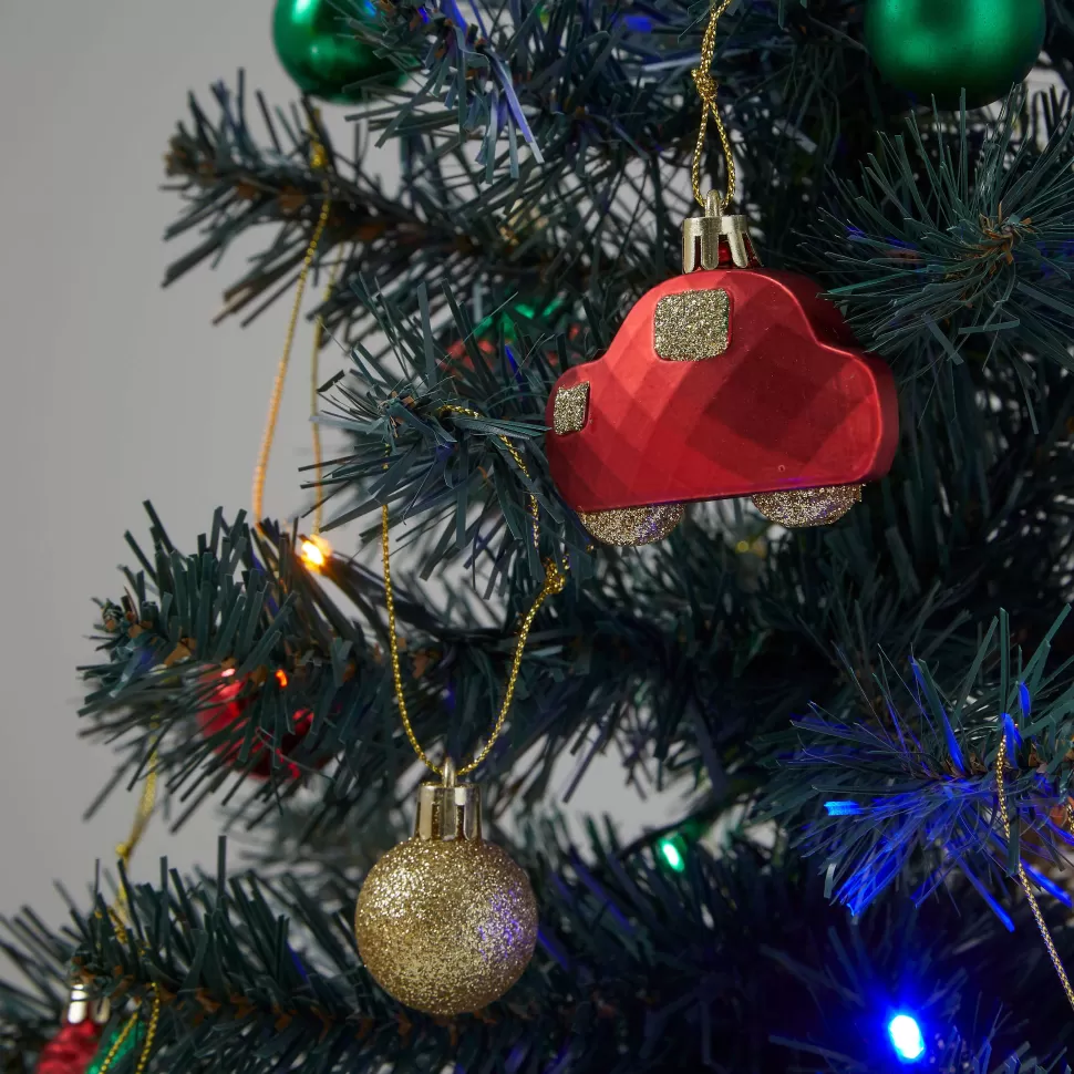 New Verlichte Kinderkerstboom Jingle Met Leuke Ornamenten (H90 X O50 Cm) Kerstbomen