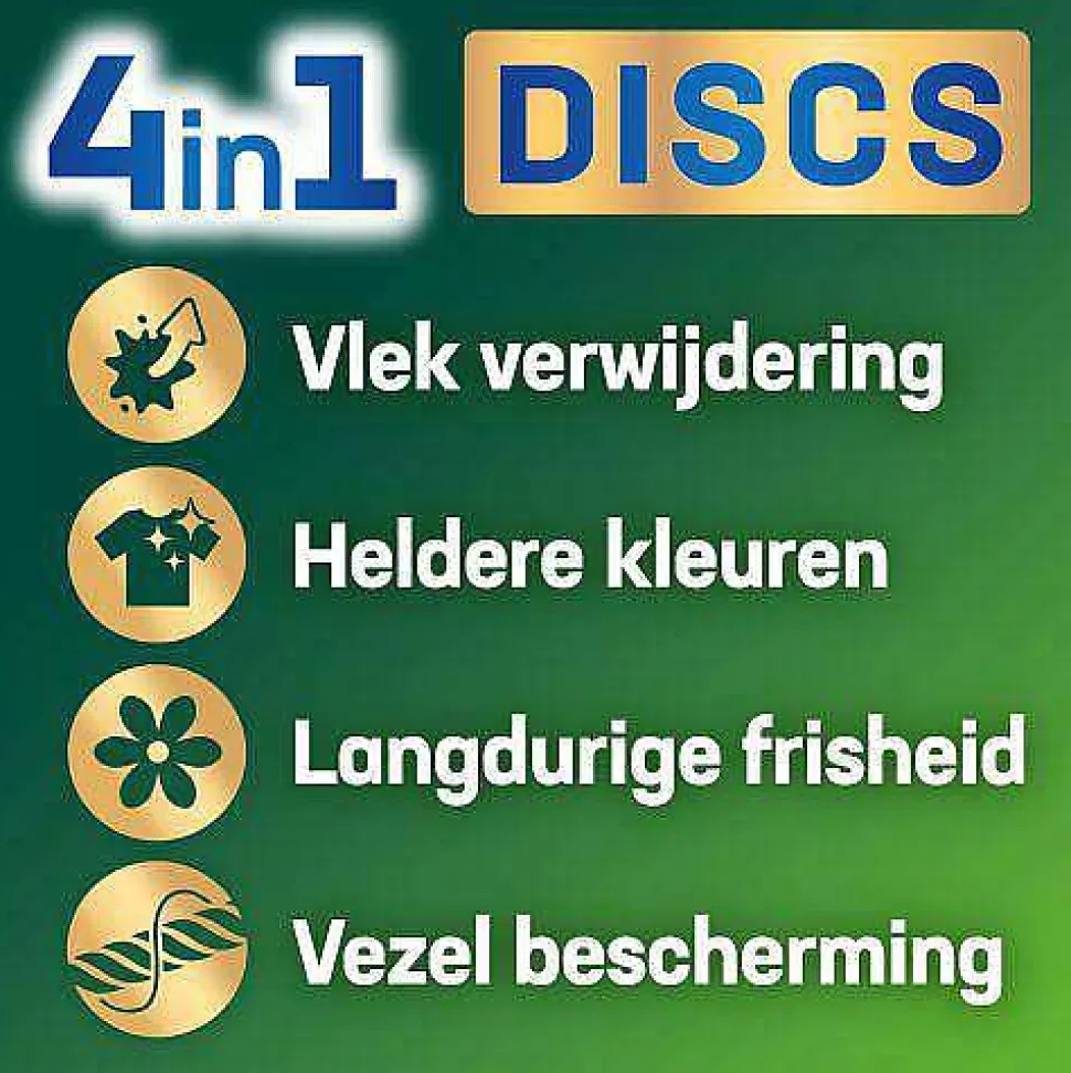 Shop Discs Color Doy - Wascapsules - Voordeelverpakking - 5 X 24 Wasbeurten - 120 Wasbeurten Huishoudmiddelen